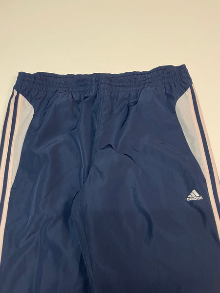 Adidas Vintage Trackpants Nylon Stoff aus Regenjacke Baggy #9084 Gr L