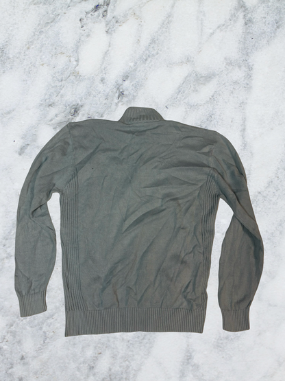 Lacoste vintage 3/4 Zip Babyblau L 5863