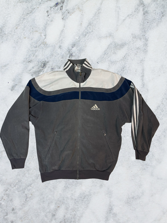 Adidas Vintage Trackjacket Stoff aus Samt S 5831