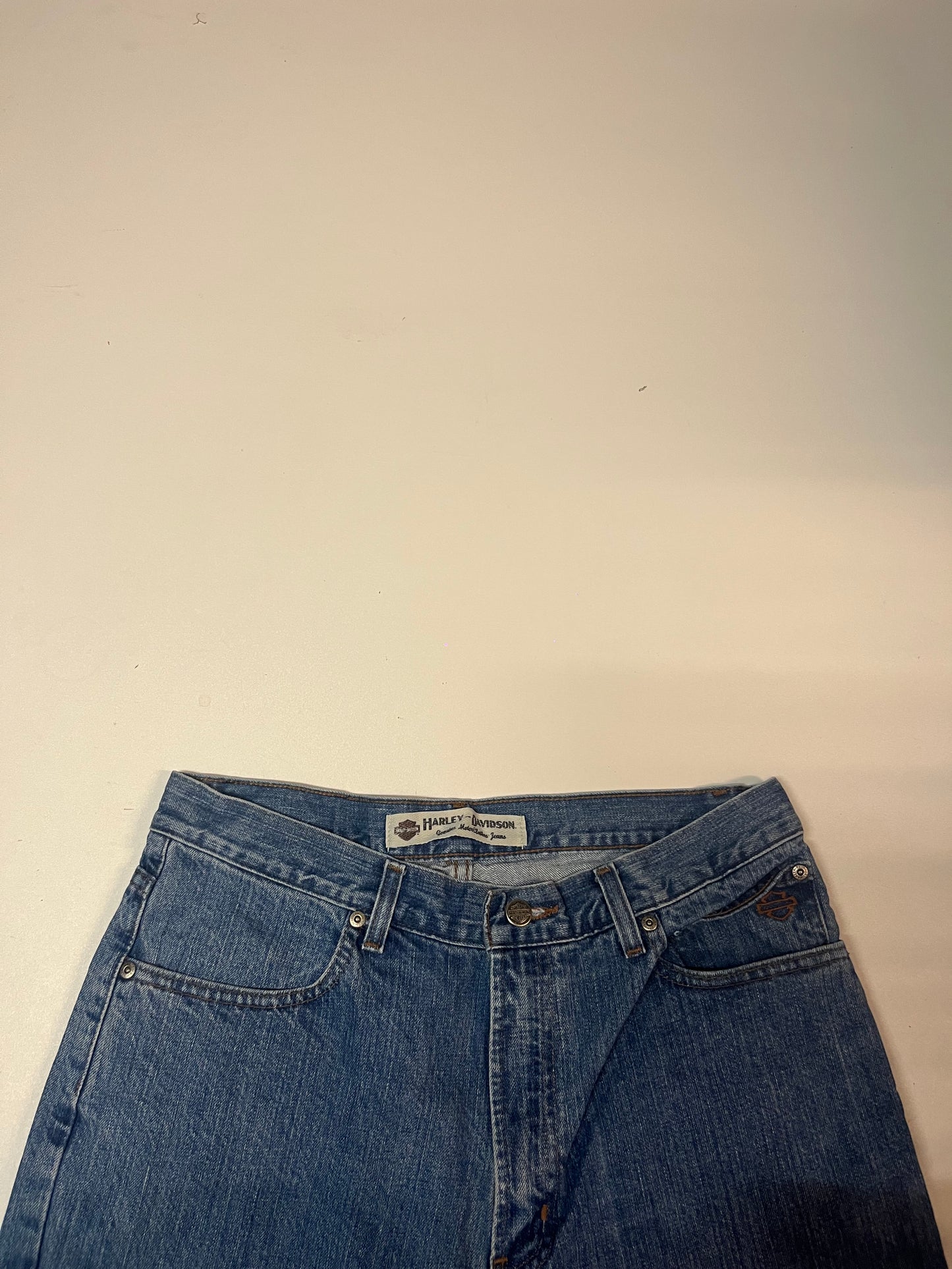 Vintage Harley Davidson Jeans 34/34 kurze Beine 4056