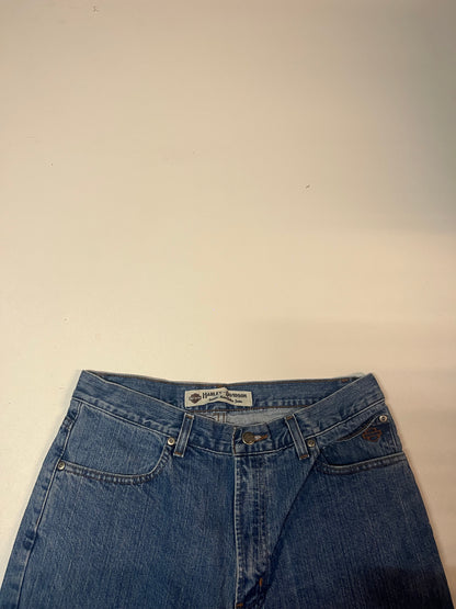 Vintage Harley Davidson Jeans 34/34 kurze Beine 4056