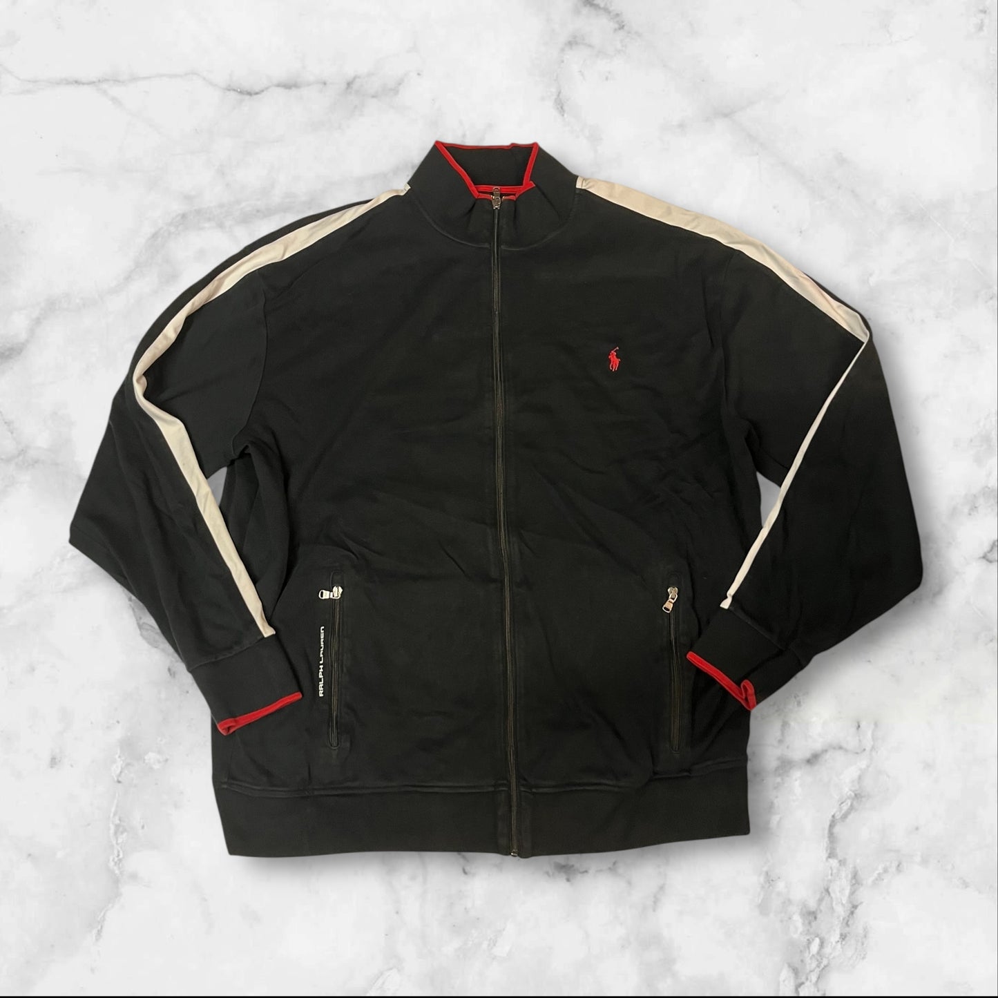 Polo Ralph Lauren Vintage Jacke 3xl schwarz 4242