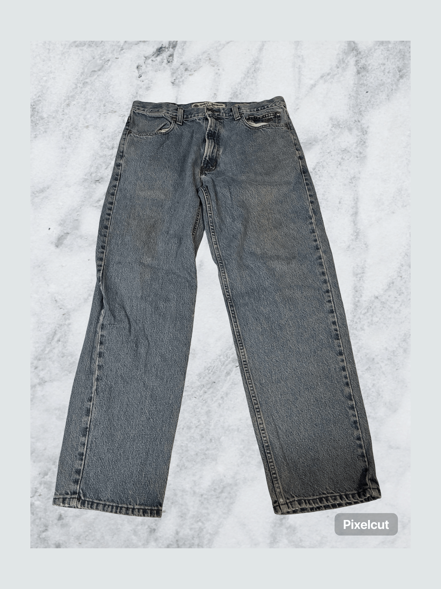 Vintage Harley Davidson Jeans baggy 34/30 fit S - M 6266