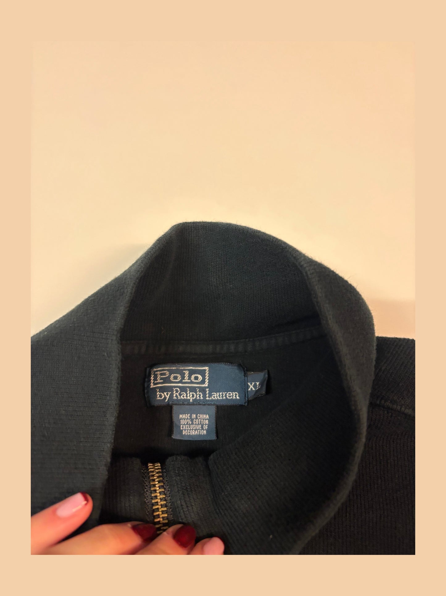 Polo Ralph Lauren Vintage Zipper Xl 6350