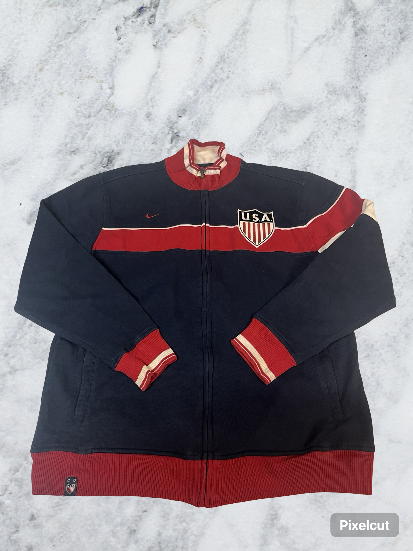 Vintage Nike USA Sweatjacke XL 5766