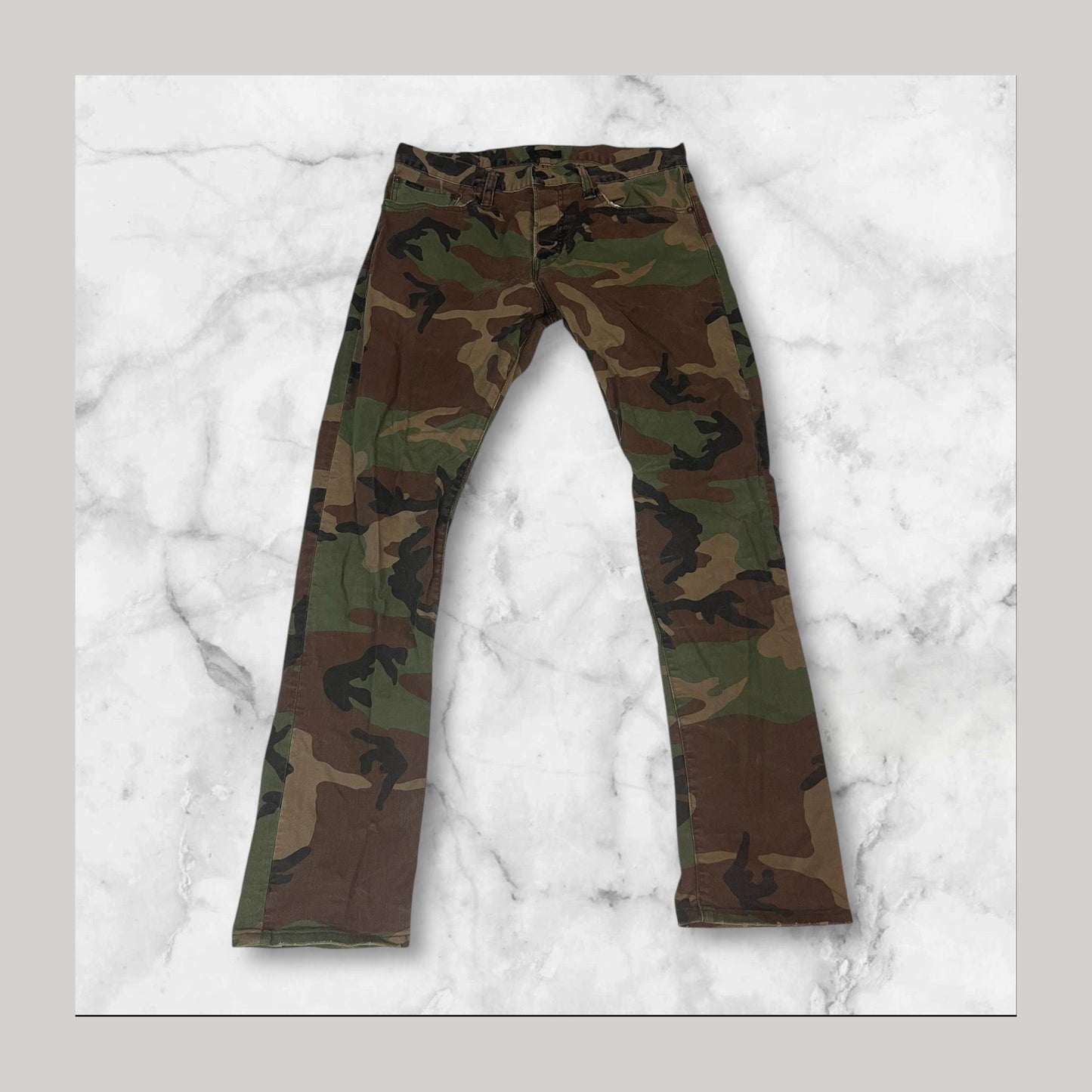 Polo Ralph Lauren Vintage Jeans Cargo Muster W32 L32 3479