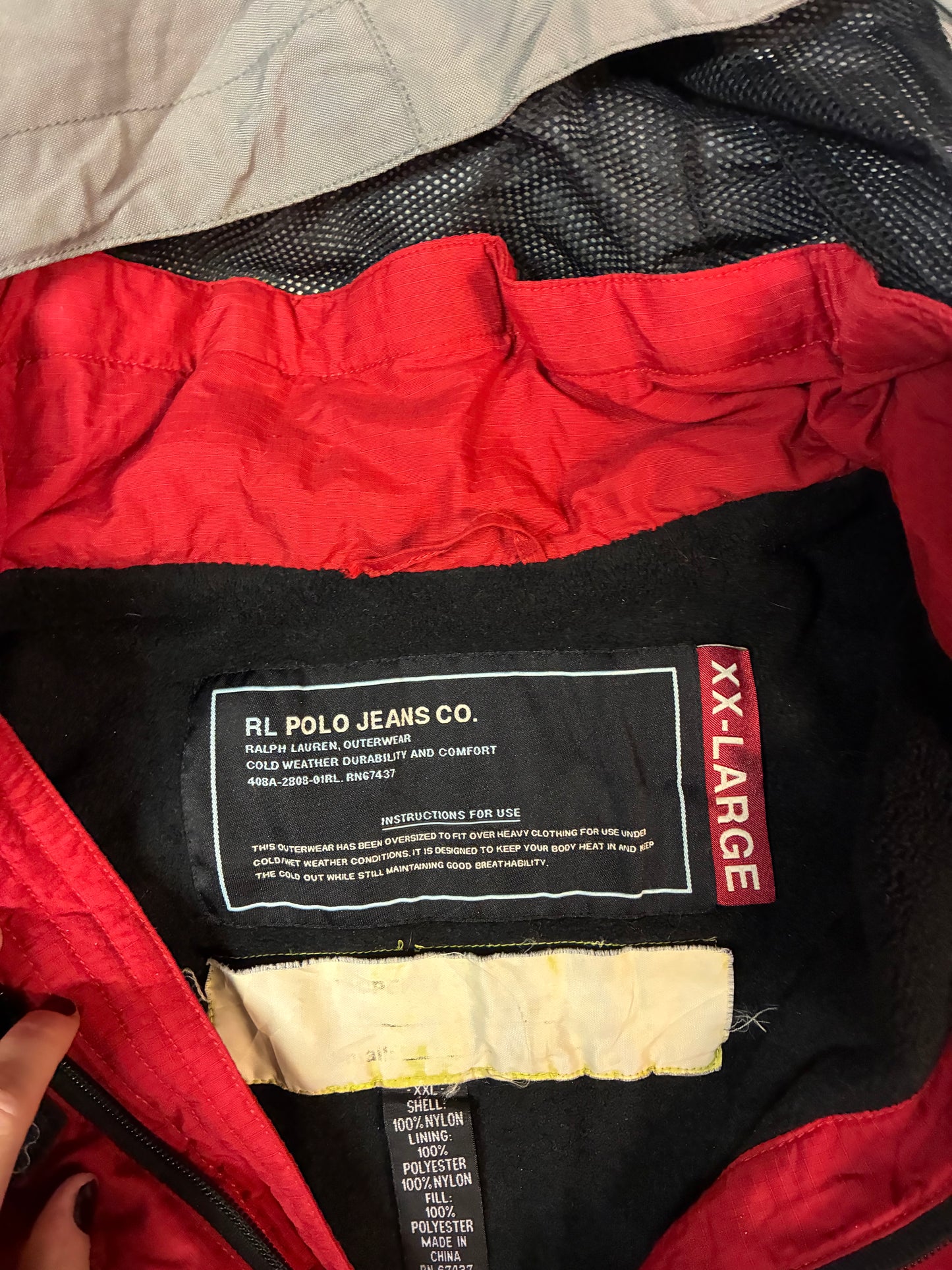 Vintage Polo Ralph Lauren Regenjacke XXL 6035