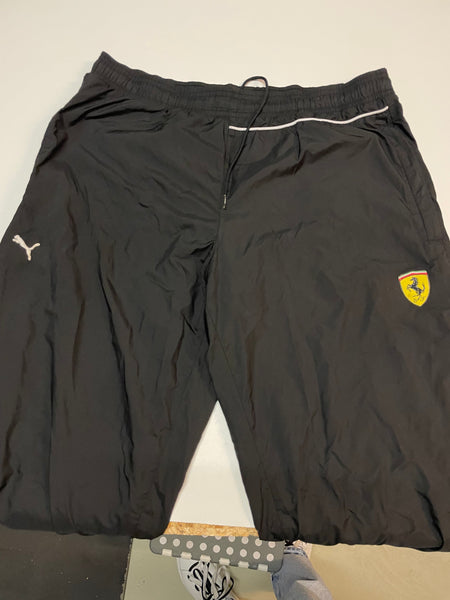 Vintage Puma x Ferrari Baggy Nylon Trackpants Stoff Regenjacke # 8788 M