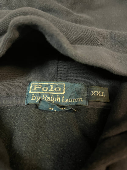 Polo Ralph Lauren Vintage Sweatshirtjacke Xxl Navy #4121