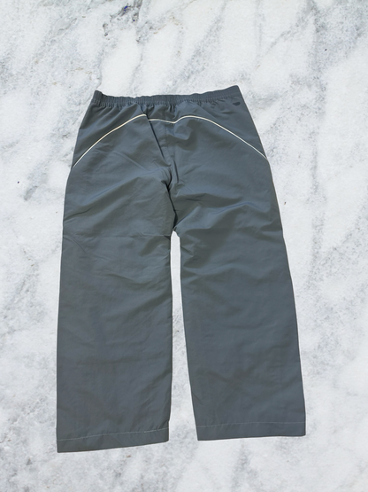 Adidas Vintage Trackpants M baggy unten umgenäht 6811