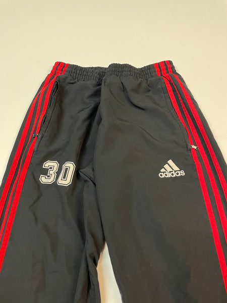 Adidas Vintage Trackpants Baggy Nylon Stoff aus Regenjacke XS-S 9513