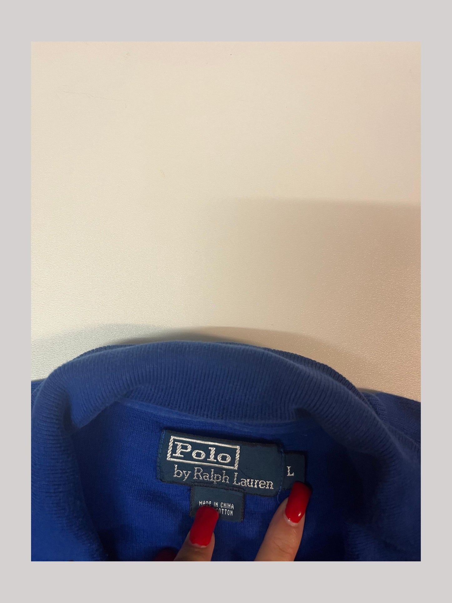 Vintage Polo Ralph Lauren L Fleece Jacke 4417