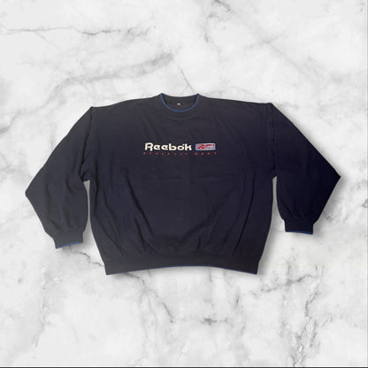 Reebok Vintage Pullover L Navy 4749