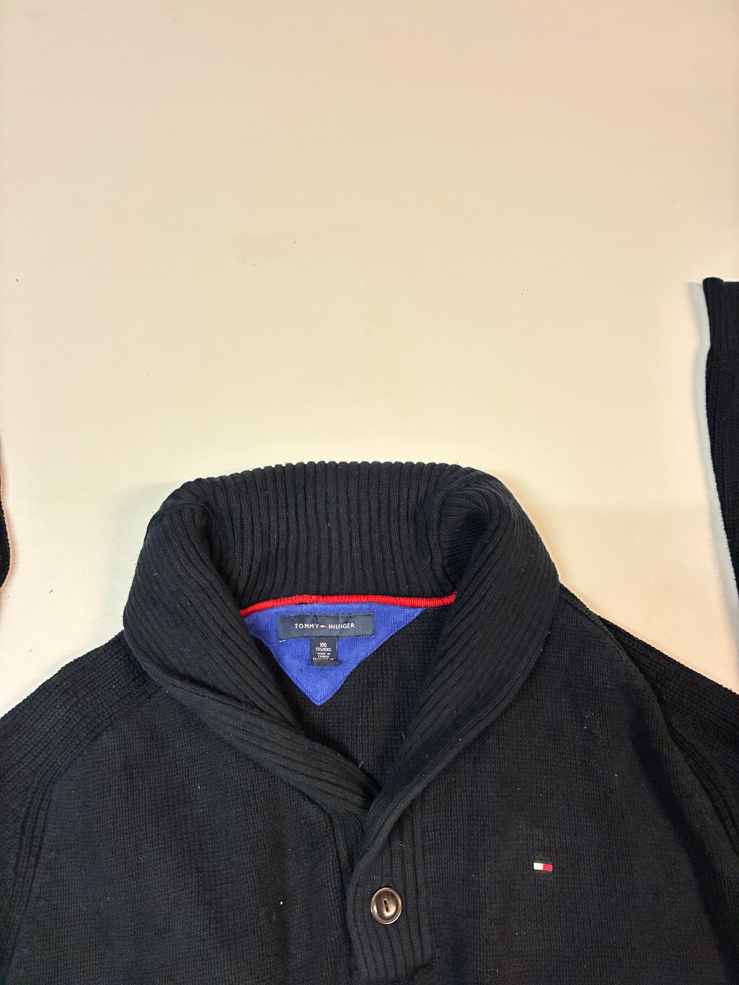 Vintage Tommy Hilfiger Strick Cardigan XXL fit L 6308
