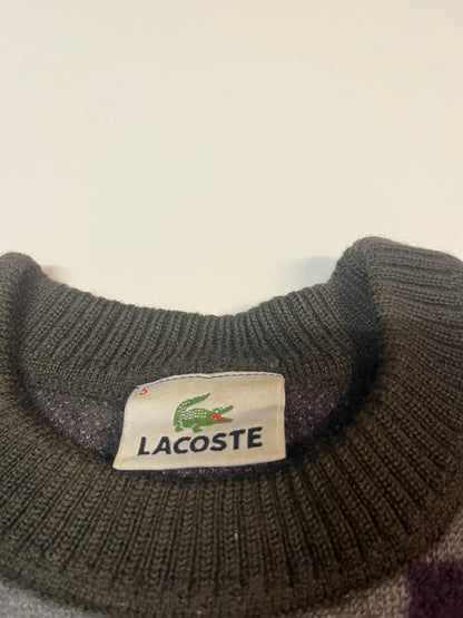 Lacoste Vintage Pullover M 100% Wolle 4895