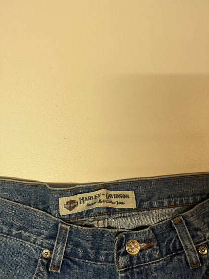Vintage Harley Davidson Jeans 34/34 kurze Beine 4056