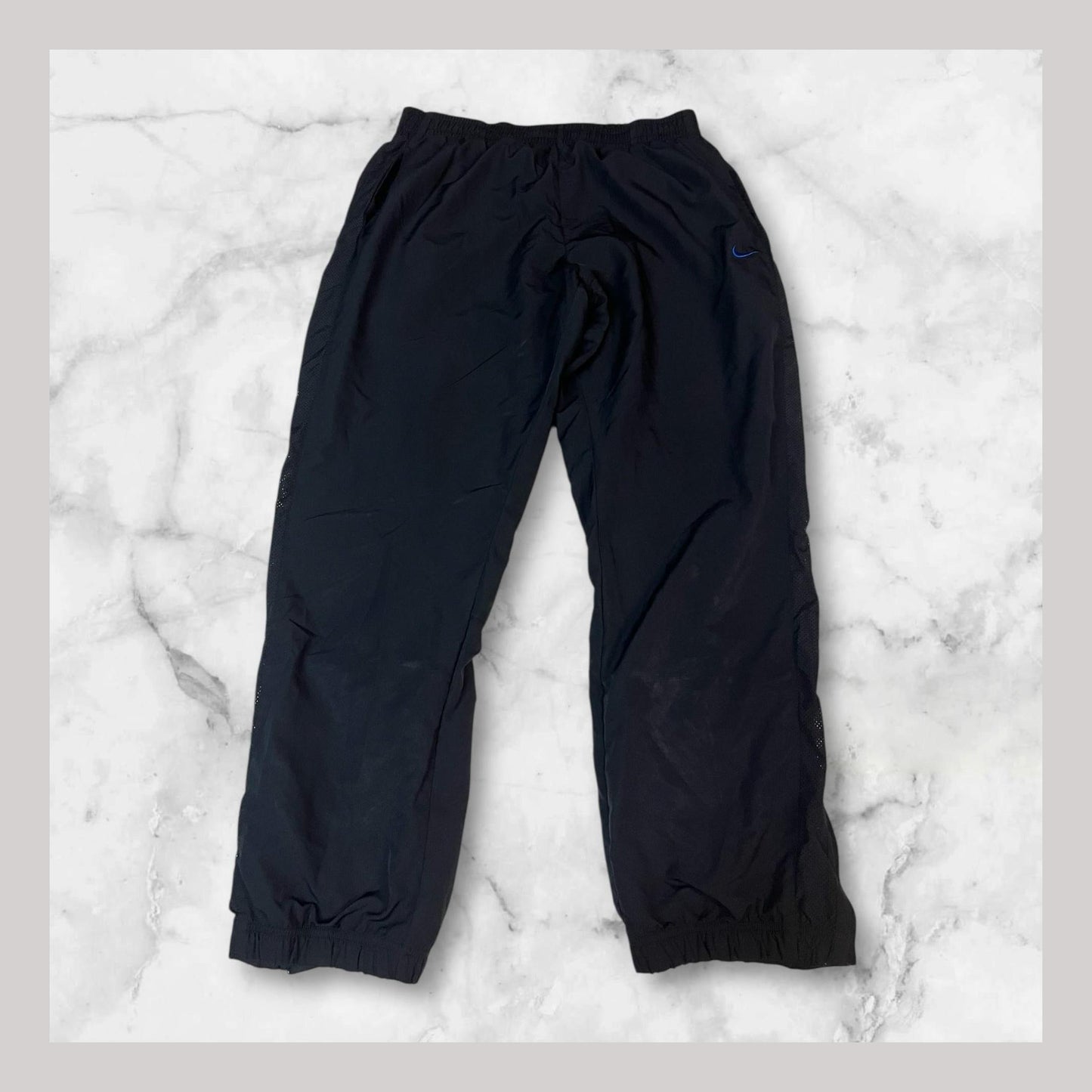 Nike Vintage Trackpants Navy M Baggy 4656