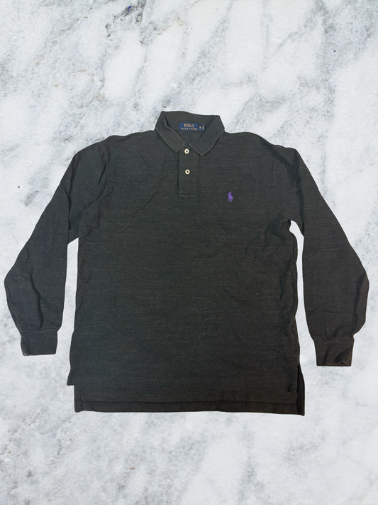Polo Ralph Lauren Vintage Langarm Poloshirt M 5809