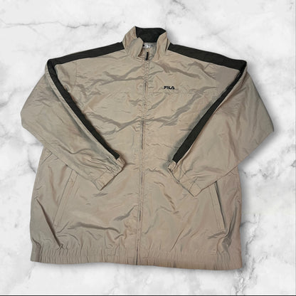 Vintage Fila Trainingsjacke L fit XL beige 5076