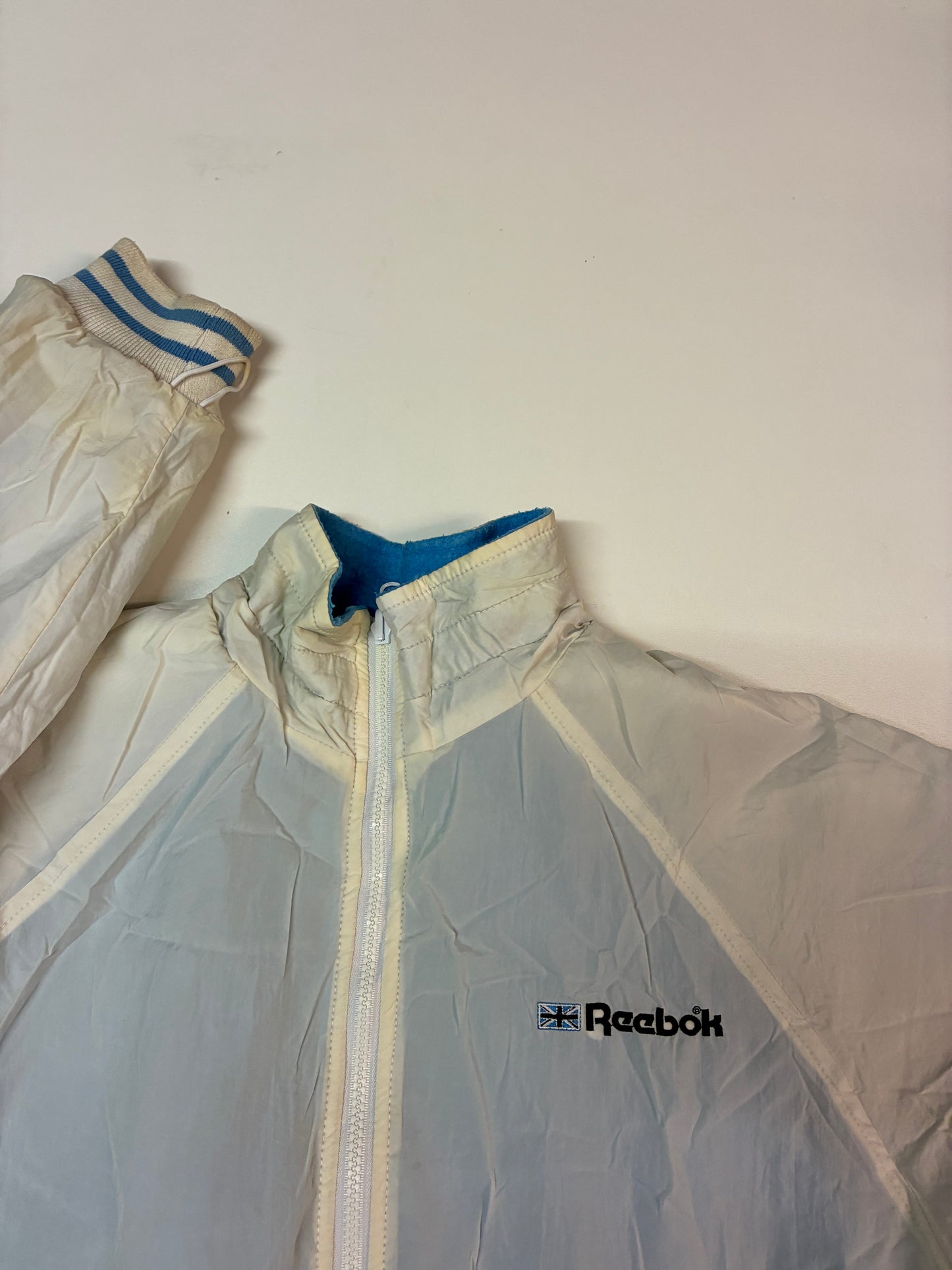Vintage Reebok Jacke gefüttert mit fleece L 5918