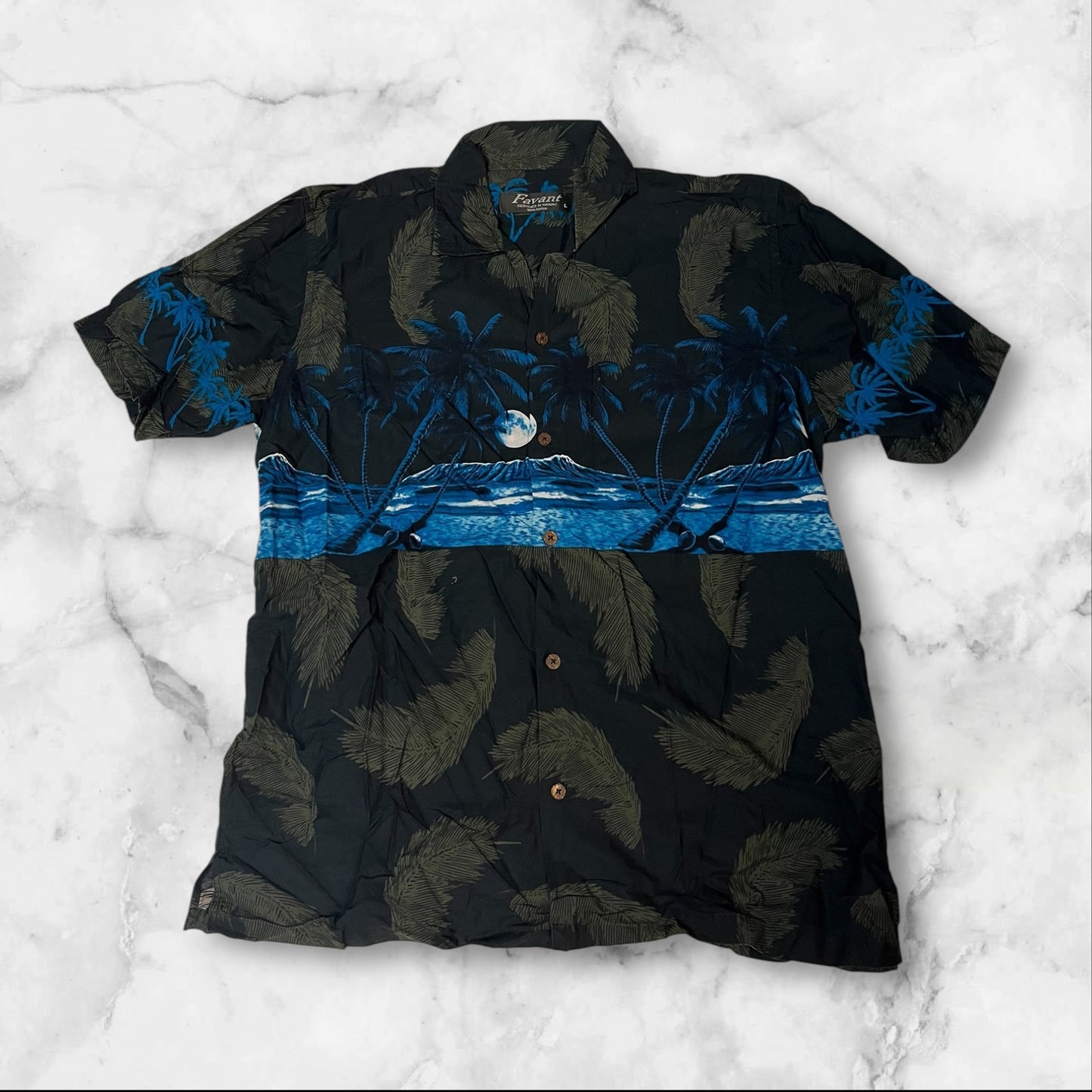 Fabians Hawaii Hemd Vintage L #4147