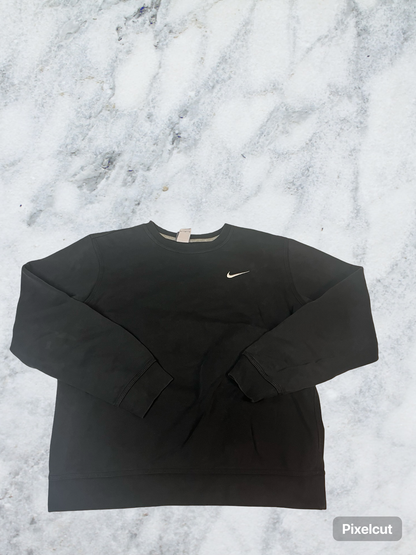 Vintage Nike Sweatshirt XL fit M schwarz bestickt 5731