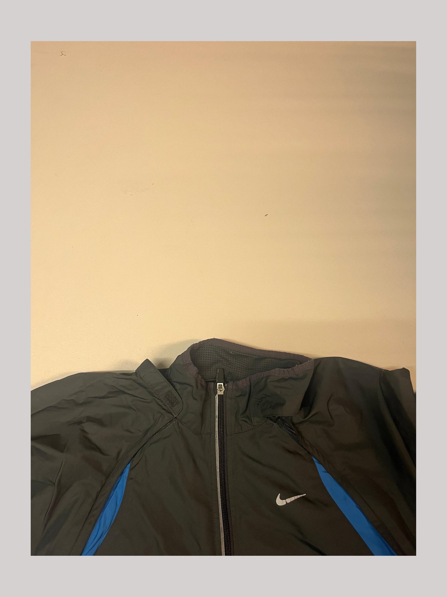 Vintage Nike Laufjacke 2 in 1 abnehmbare Ärmel L 4386