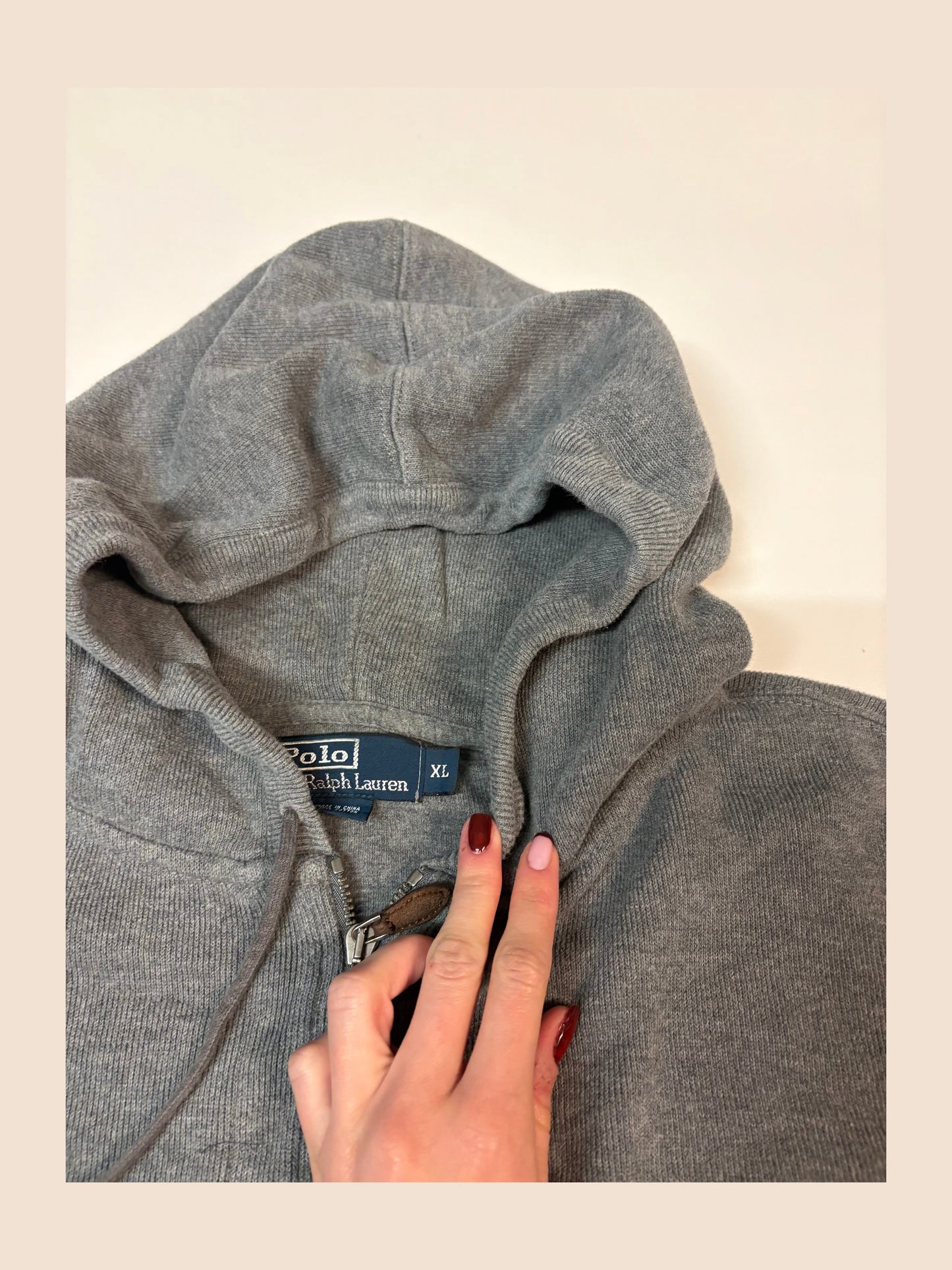 Polo Ralph Lauren Vintage Zipper Xl 6358