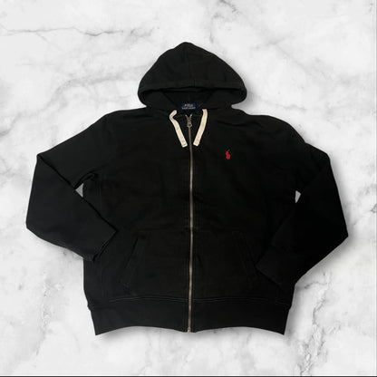 Polo Ralph Lauren Vintage Zipper schwarz Xl 4243
