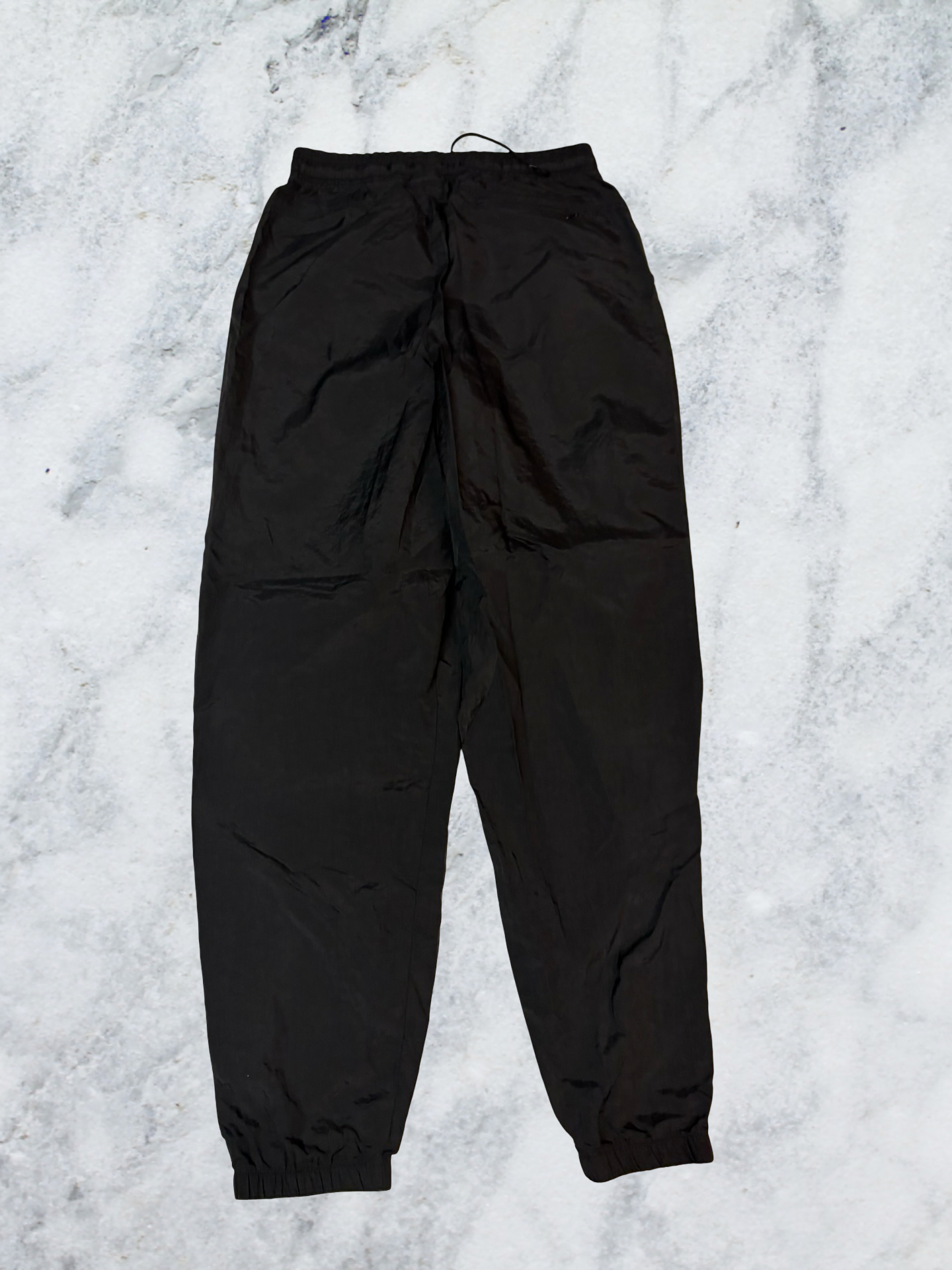 Nike Vintage Trackpants M Full Black Baggy 6195