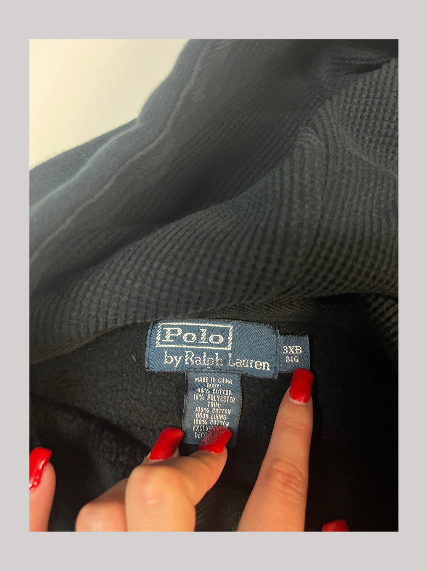 Vintage Polo Ralph Lauren Hoodie XL 4287