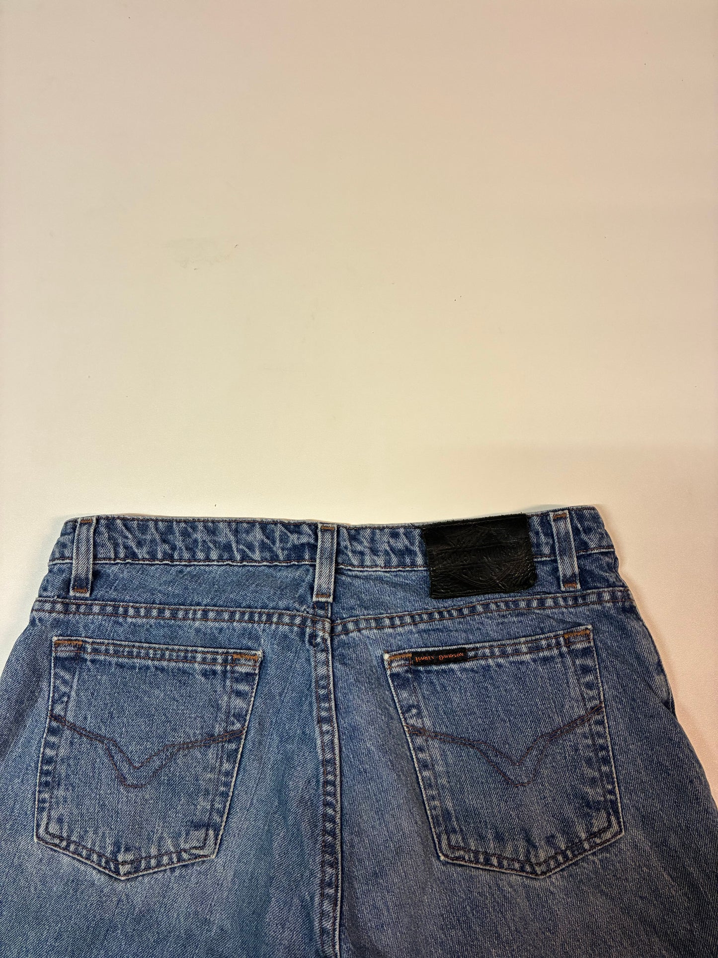 Vintage Harley Davidson Jeans gekürzt S 6262
