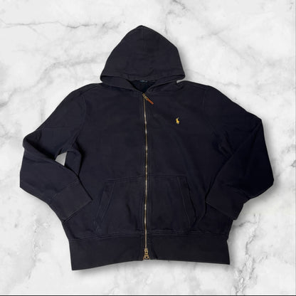 Polo Ralph Lauren Vintage Sweatshirtjacke Xxl Navy #4121