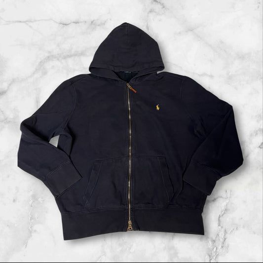 Polo Ralph Lauren Vintage Sweatshirtjacke Xxl Navy #4121