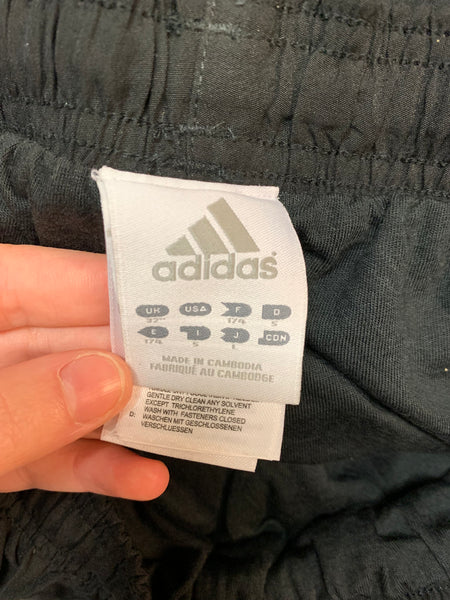 Adidas baggy trackpants nylon stoff aus Regenjacke GrM #8641