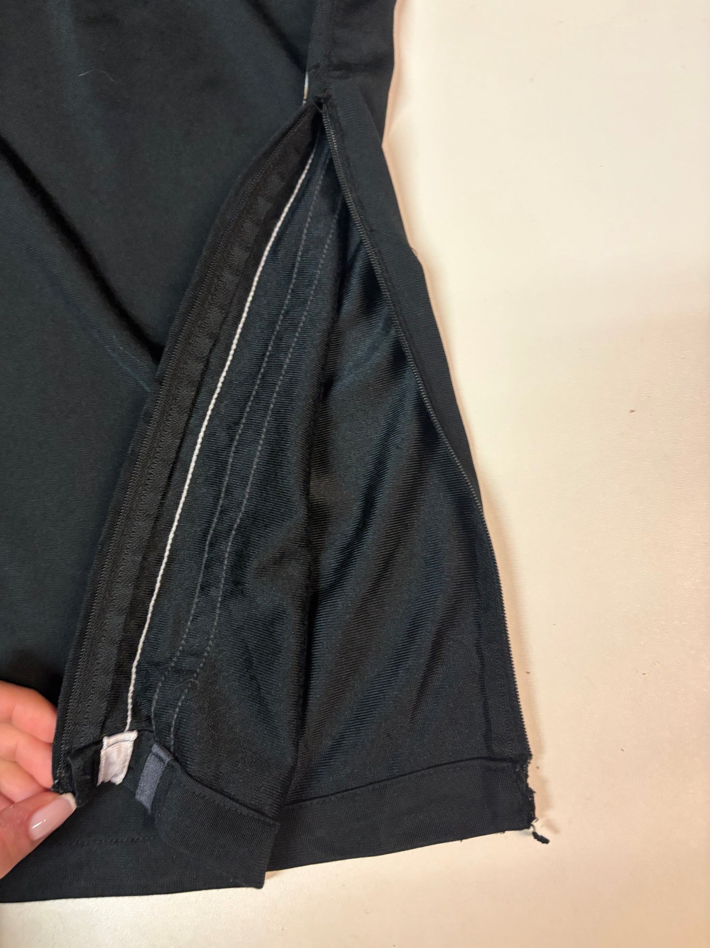 Nike Vintage Trackpants M Reißverschluss am linken Bein kaputt baggy 6492