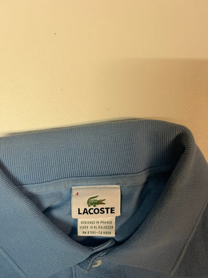 Vintage Lacoste Polo Shirt S babyblau 4778