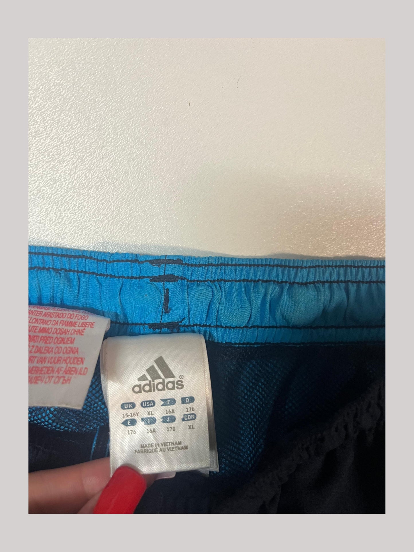 Vintage Adidas Trackpants baggy Kids XL fit M 4492