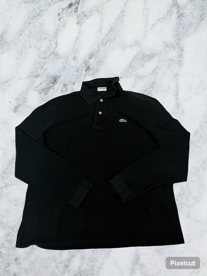 Vintage Lacoste Polo Shirt S - M schwarz 6071