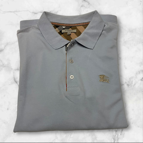 Burberry Vintage Polo Shirt Langarm #9176 Gr M