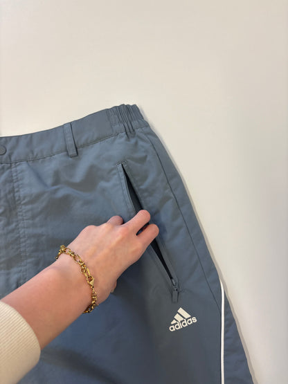 Adidas Vintage Trackpants M baggy unten umgenäht 6811