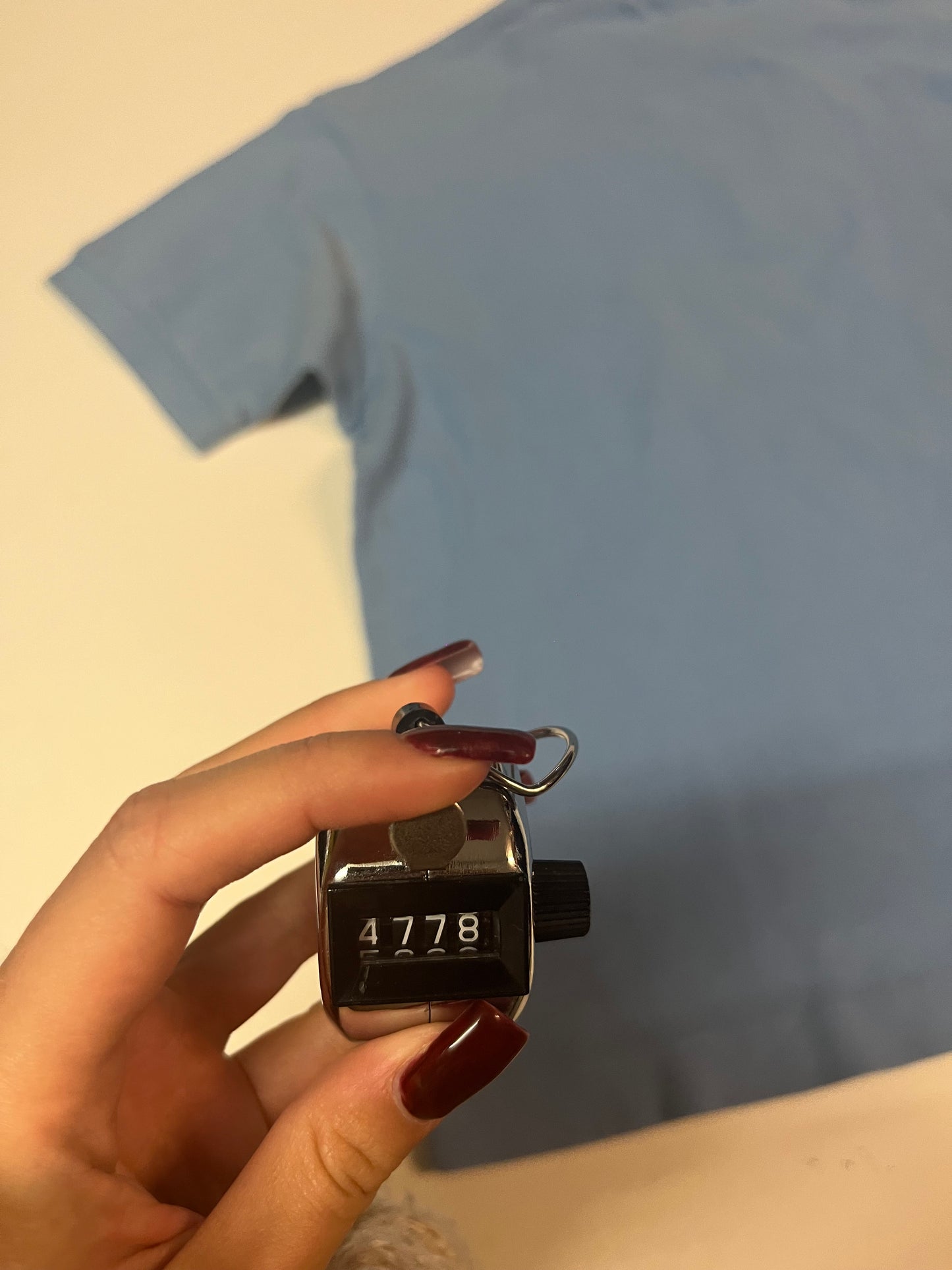 Vintage Lacoste Polo Shirt S babyblau 4778