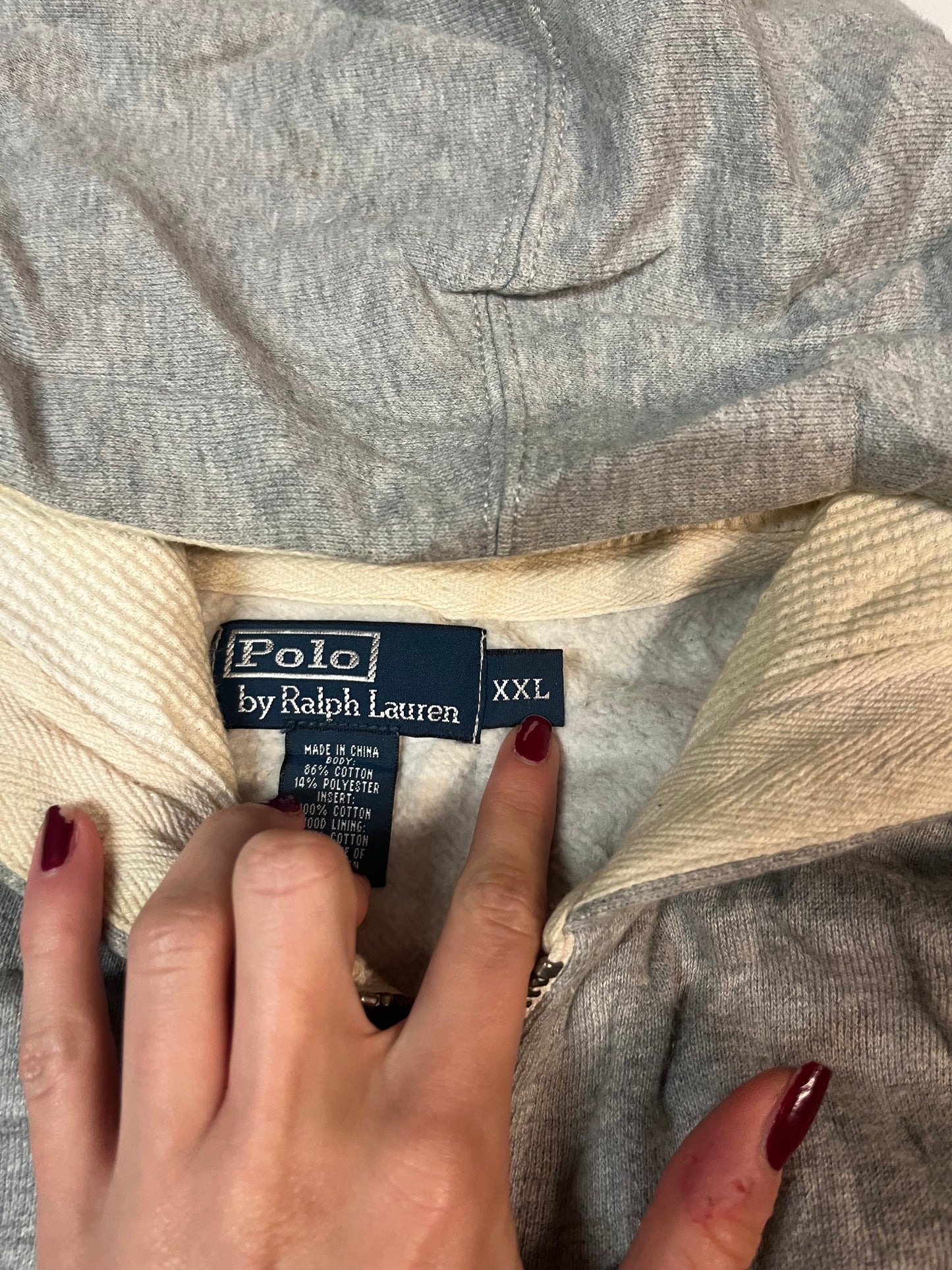 Polo Ralph Lauren Vintage Zipper Xxl 5261