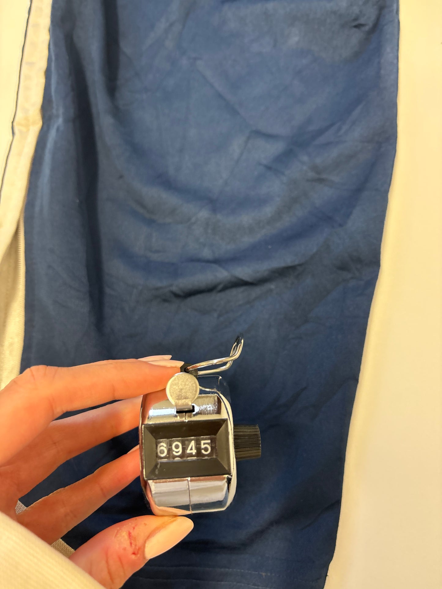 Adidas Vintage Trackpants S baggy Reißverschluss am Bein kaputt 6945