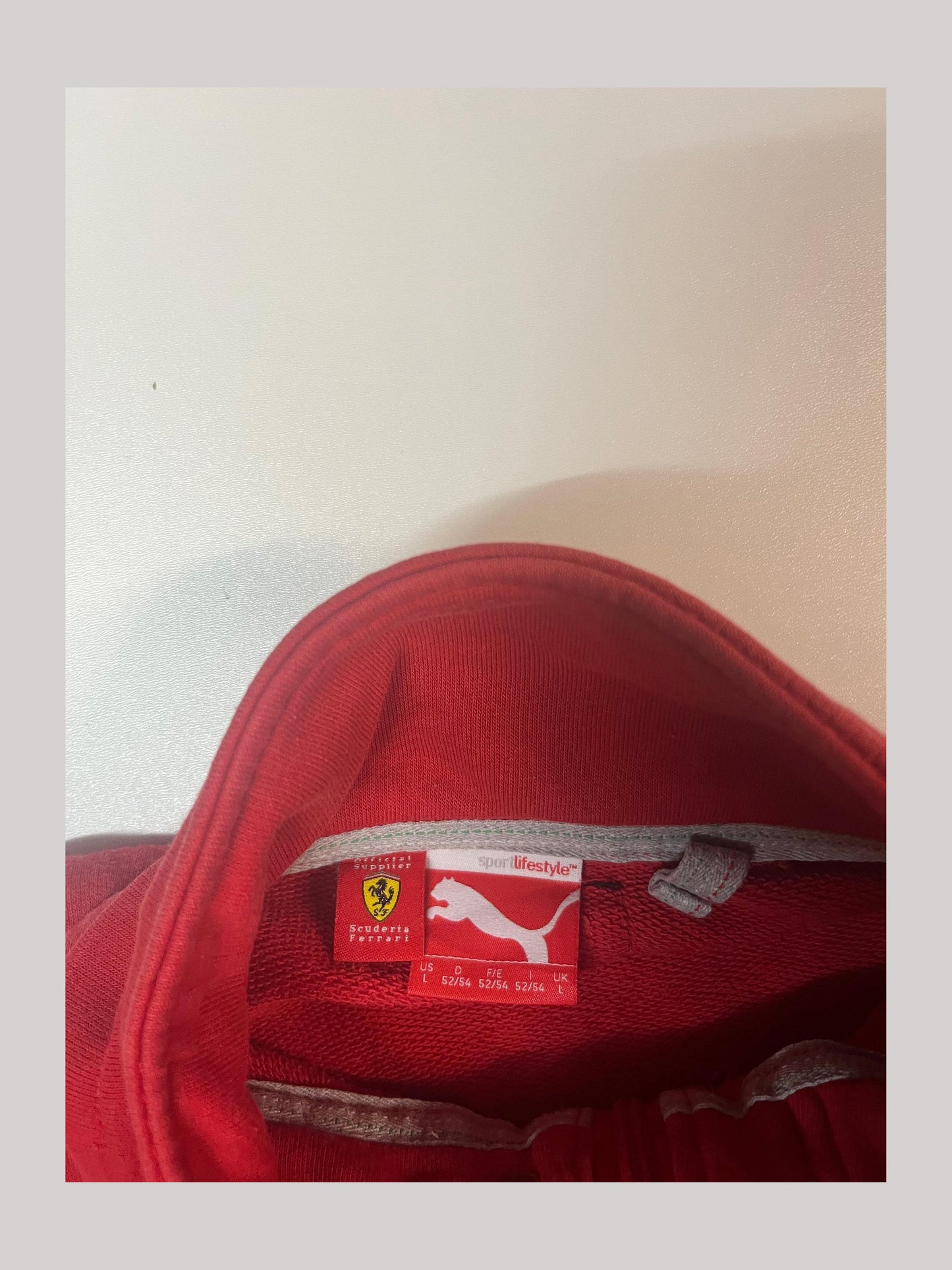 Vintage Puma X Ferrari Jacke L 4555