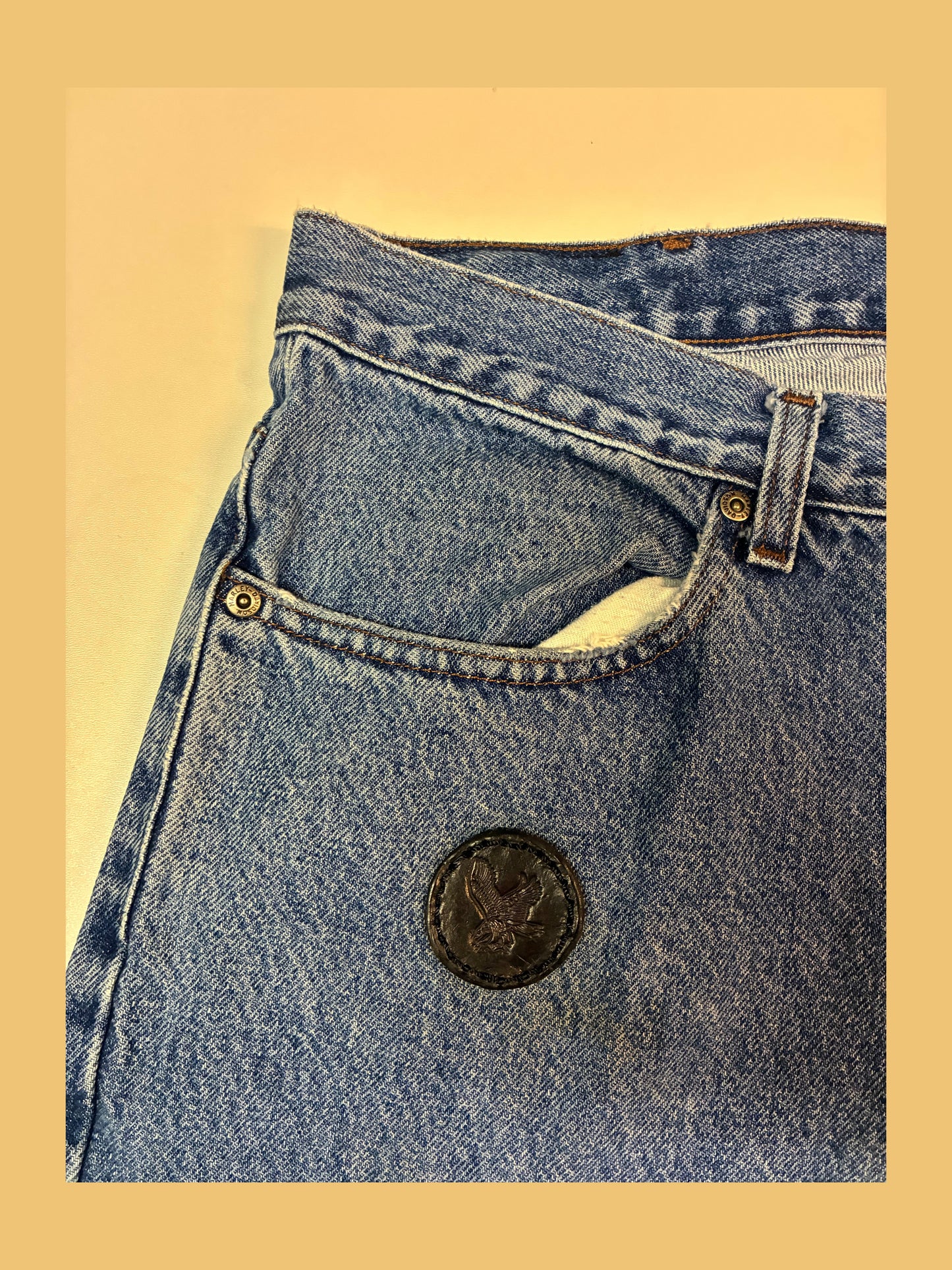 Vintage Harley Davidson Jeans baggy 38/30 fit M 6271