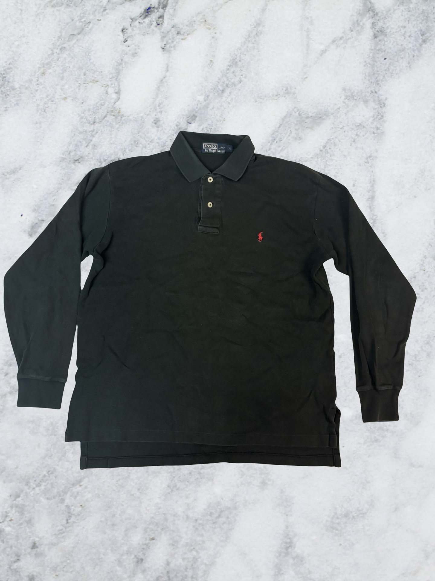 Polo Ralph Lauren Vintage Poloshirt Langarm M 5810