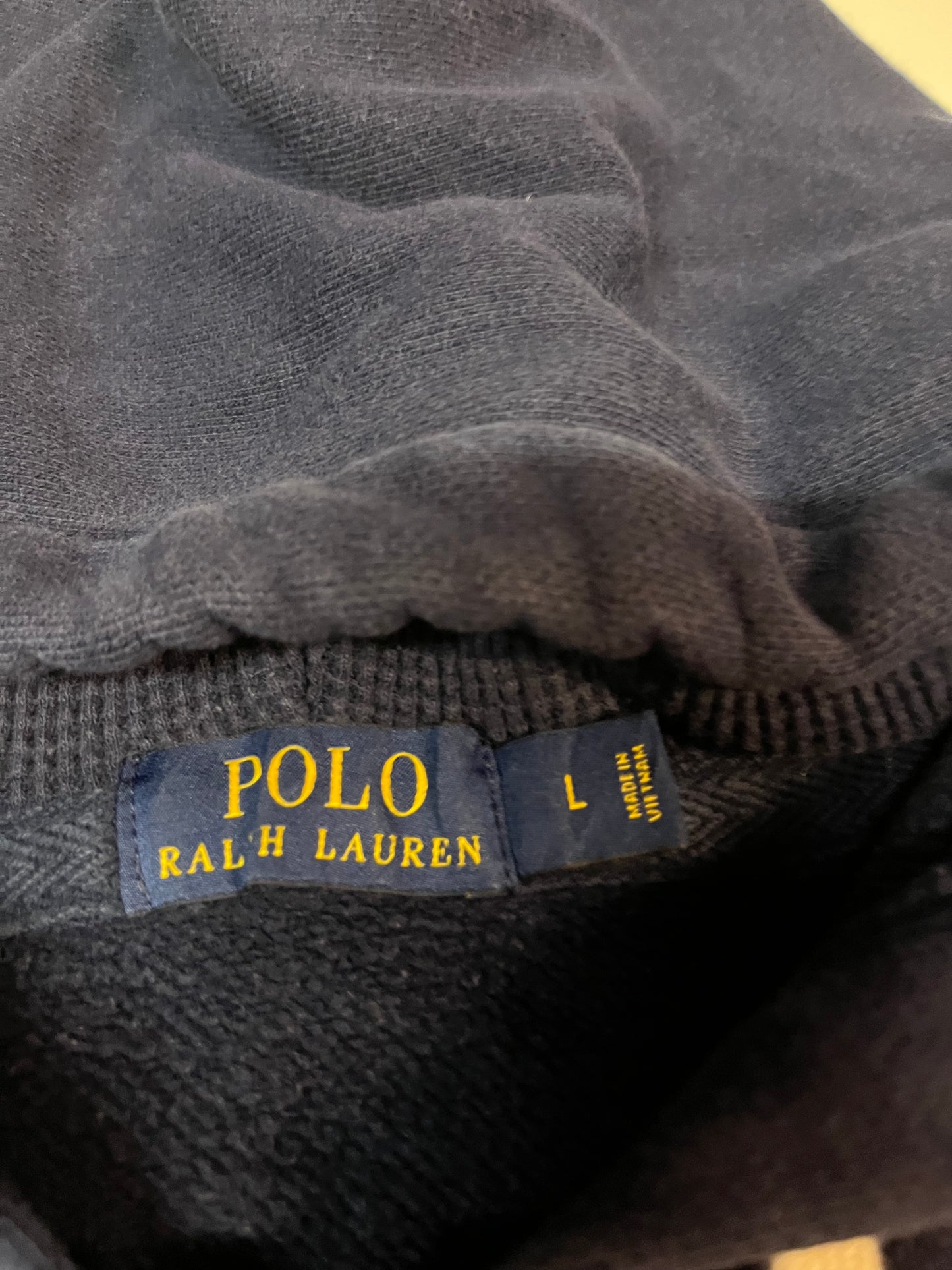 Polo Ralph lauren vintage zipper Navy L 4235