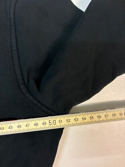 Vintage Lacoste Hoodie M fit S schwarz 6092