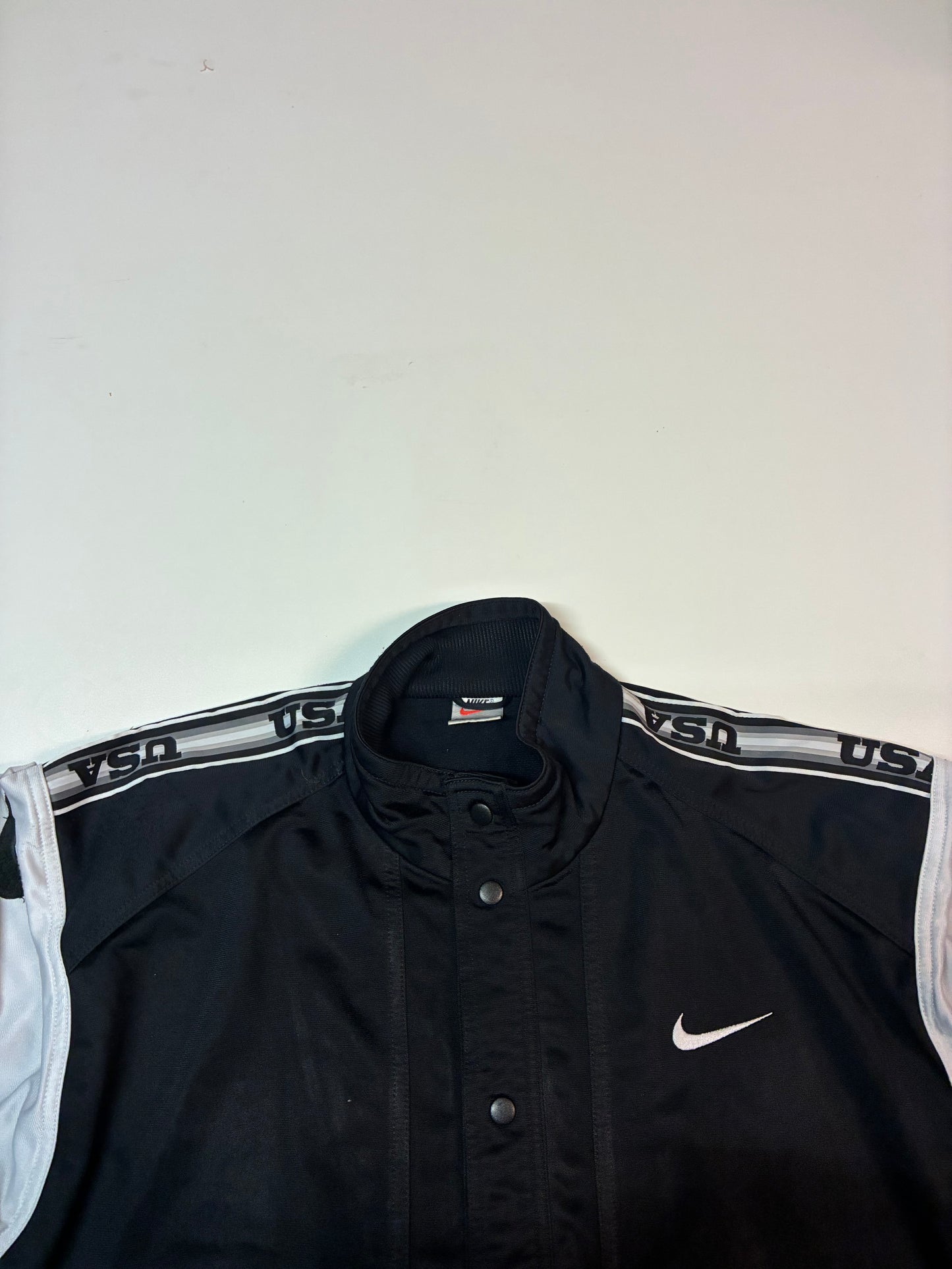 Vintage Nike Trainingsjacke kurze Ärmel L 6443